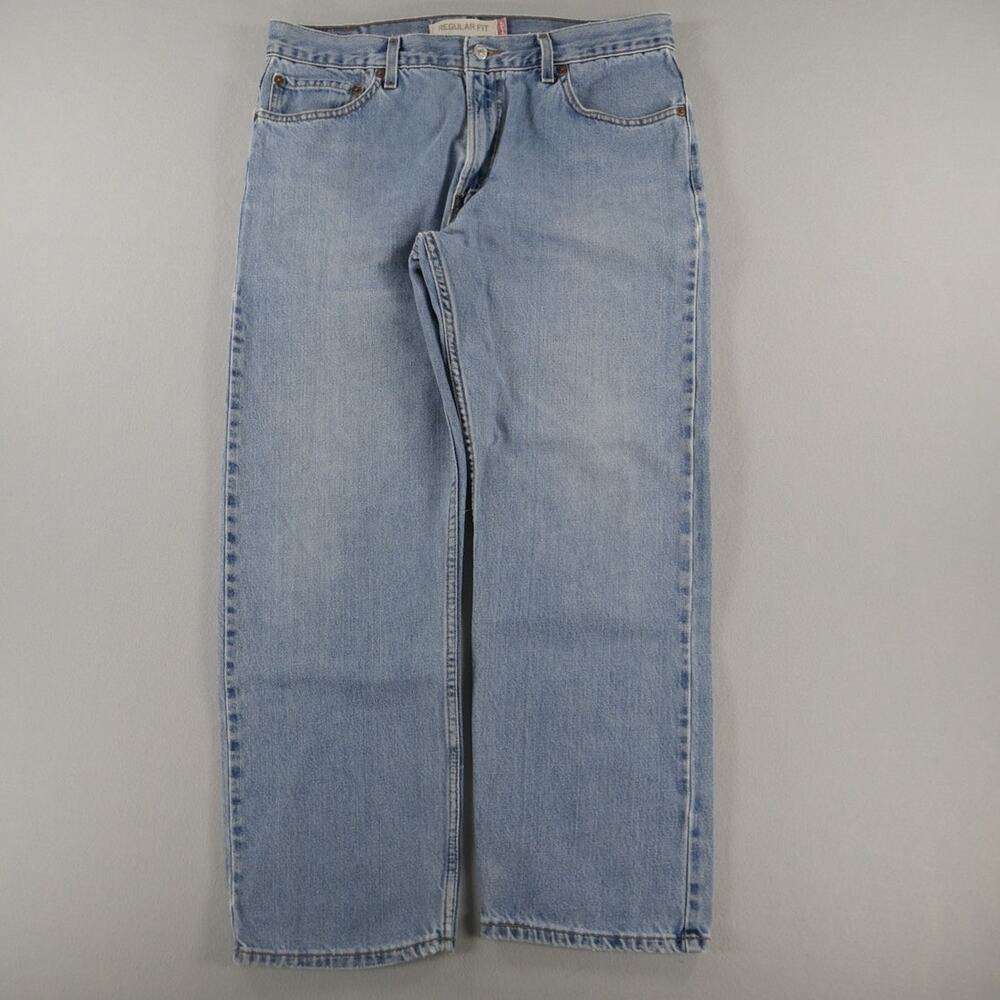 Vintage Y2K Levi’s 505 Regular Fit Straight Leg (36 x 29) Blue Jeans Streetwear